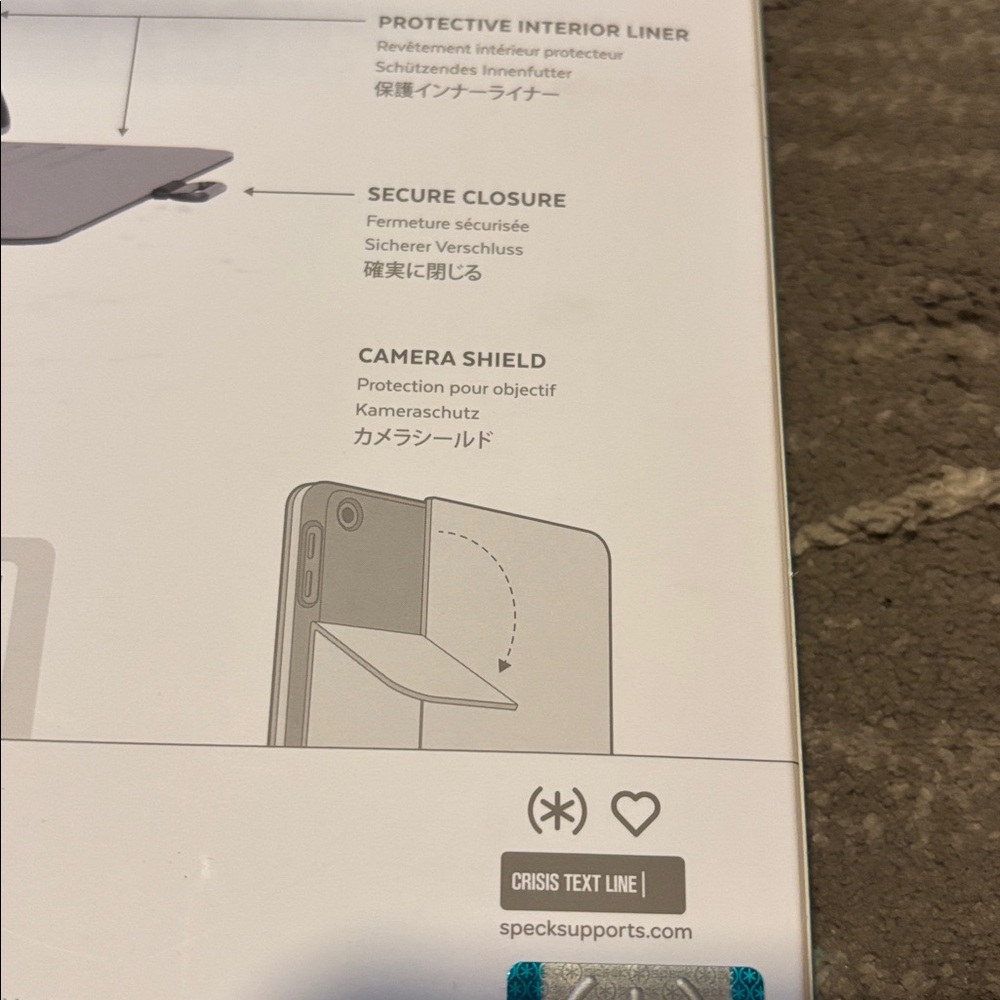 Speck Black Balance Folio for iPad 10.2” (2019-2021) - Picture 7 of 8